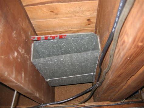 metal to use to box wall cavity for ac|building cavities for supply ducts.